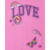 image:imageThe Childrens Place Girls UnicornsSportsButterflies Long Sleeve Graphic TShirts2 PackUnicornLove