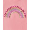 image:imageThe Childrens Place girls Short Sleeve Graphic High Low TopCherry Blossom