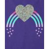image:imageThe Childrens Place girls Short Sleeve Graphic High Low TopSolar Storm