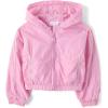 image:imageThe Childrens Place Girls Active Long Sleeve Contrast Windbreaker JacketStrawberry Milk