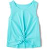 image:imageThe Childrens Place Girls Active Twist Front Tank TopTime for Teal