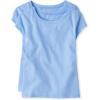 image:imageThe Childrens Place Girls Basic Short Sleeve Layering TeeDaybreak 2pack
