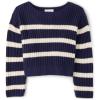 image:imageThe Childrens Place Girls Long Sleeve Crew Neck Pullover SweaterBlackcurrant