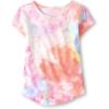 image:imageThe Childrens Place Girls Short Sleeve High Low TeePink Sea Salt