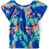 image:imageThe Childrens Place Girls Smocked Short Sleeve TopsRenew Blue