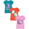 image:imageThe Childrens Place Girls UnicornsButterfly Short Sleeve Graphic TShirts3 PackUnicorn CircleDreamUnicorns
