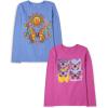 image:imageThe Childrens Place Girls UnicornsSportsButterflies Long Sleeve Graphic TShirts2 PackButterfly SunButterflies