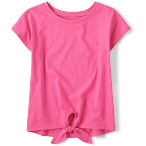 image:imageShort Sleeve Tie Front TopFrench Rose