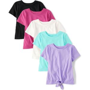 image:imageShort Sleeve Tie Front TopMulticolor 5pack