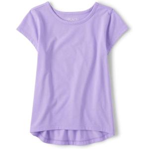 image:imageThe Childrens Place girls Short Sleeve High Low TopPetal Purle