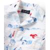 image:imageThe Childrens Place Boys Short Sleeve Poplin Button Down ShirtSailboats