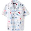 image:imageThe Childrens Place Boys Short Sleeve Poplin Button Down ShirtSailboats