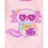 image:imageThe Childrens Place Girls 100 Cotton Sleeve Top and Shorts 2 Piece Pajama SetBow Pink