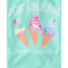 image:imageThe Childrens Place Girls Short Sleeve Top and Shorts2 Piece Pajama SetIce Cream Cones