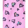 image:imageThe Childrens Place Girls Short Sleeve Top and Shorts2 Piece Pajama SetPink Rainbow Hearts