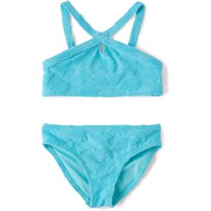 image:imageThe Childrens Place Girls 2piece Bikini SwimsuitBlue Seashells