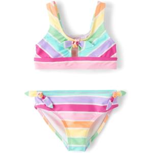 image:imageThe Childrens Place Girls 2piece Bikini SwimsuitCandy Stripe
