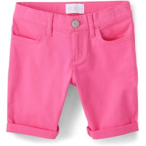 image:imageThe Childrens Place Girls Solid Skimmer ShortsFrench Rose