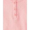 image:imageThe Childrens Place Girls Basic Short Sleeve Knit ShirtsFuzzy Pink