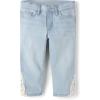 image:imageThe Childrens Place Girls Capri JeansDream Wash Lace