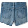 image:imageThe Childrens Place Girls Denim Shortie ShortsRelaxed Dahlia