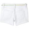 image:imageThe Childrens Place Girls Denim Shortie ShortsWhite Belted