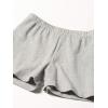 image:imageThe Childrens Place Girls Essential Cartwheel ShortsHeather Grey Single