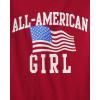 image:imageThe Childrens Place Girls Short Sleeve Graphic TShirtAll American Girl