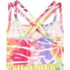 image:imageThe Childrens PlaceShort Sleeve Fashion DressPink Tye Dye Swirl