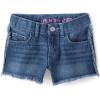 image:imageThe Childrens Place Girls Denim Shortie ShortsRuby Frayed Seam