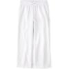 image:imageThe Childrens Place Girls LinenBlend Wide Leg Beach PantsWhite