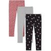 Pink Hearts/Heather Gray/Pink Ditsy 3-pack