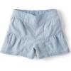 image:imageThe Childrens Place Girls Pull on Denim ShortsDream Wash Tiered