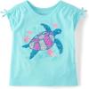 image:imageThe Childrens Place Girls Short Sleeve Flip Sequin TopsTurtle