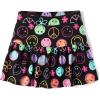 image:imageThe Childrens Place girls Stretchy Waistband SkortBlack Doodle Icons