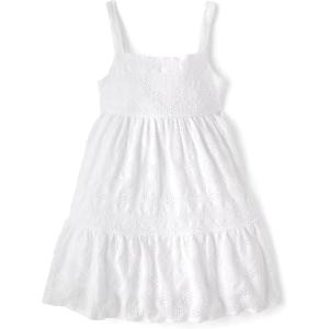 image:imageThe Childrens Place Big Girls Sleeveless Maxi DressSoft White