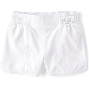 image:imageThe Childrens Place Girls Active Quick Dry Lined ShortsWhite