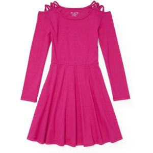 image:imageThe Childrens Place Girls Dressy Dress SleevelessWldfuchsia 90411