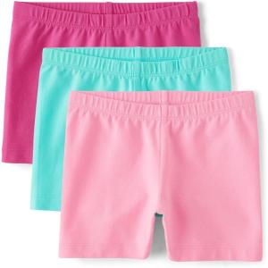 image:imageThe Childrens Place Girls Essential Cartwheel ShortsSugarcandy 3pack