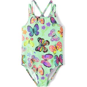 image:imageThe Childrens Place Girls One Piece SwimsuitCross Strap Butterfly