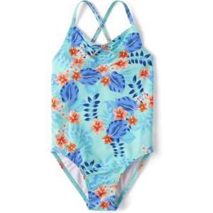 image:imageThe Childrens Place Girls One Piece SwimsuitTropical Mellow Aqua