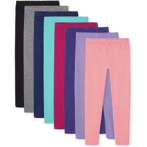image:imageThe Childrens Place Girls Printed Leggings 2PackMulticolor 8 Pack