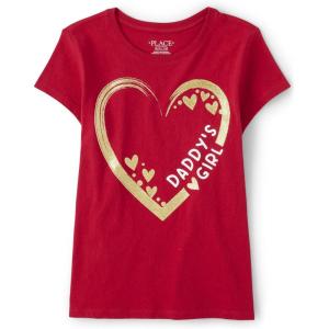 image:imageThe Childrens Place Girls Short Sleeve Graphic TShirtDaddys Girl