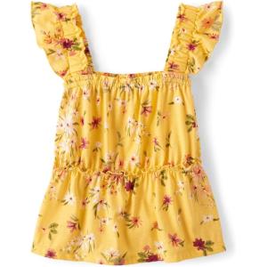 image:imageThe Childrens Place Girls Sleeveless Knit TopsBanana Pudding Floral