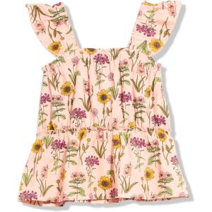 image:imageThe Childrens Place Girls Sleeveless Knit TopsPeach Pink Floral