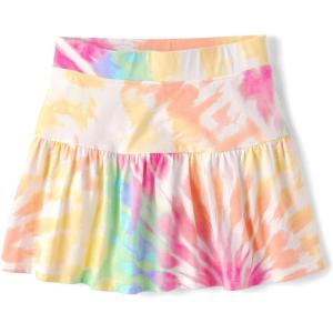 image:imageThe Childrens Place girls Stretchy Waistband SkortMulticolor Tie Dye