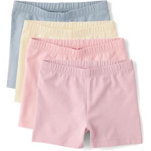 image:imageThe Childrens PlaceGirlsAssorted Cartwheel ShortsFair Ivory 4PackMedium