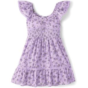image:imageThe Childrens PlaceShort Sleeve Fashion DressLavender Tea