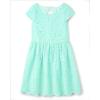 image:imageThe Childrens Place Girls Short Sleeve Dressy DressesMellow Aqua Lace