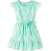 image:imageThe Childrens Place Girls Short Sleeve Dressy DressesMint Tea